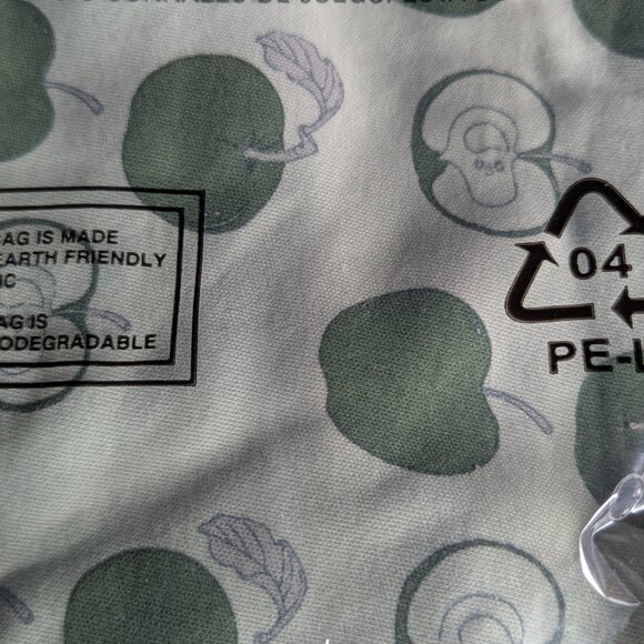 Kate Quinn long sleeve kimono bodysuit | loden apples | organic cotton interlock - Picture 15 of 15